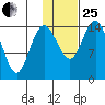 Protection Point tide chart for Sunday, January 25, 2026
