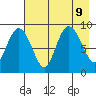 Aialik Sill tide chart for Friday, August 9, 2024