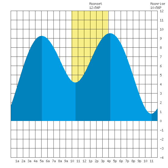 Aialik Sill tide chart for Friday, December 20, 2024