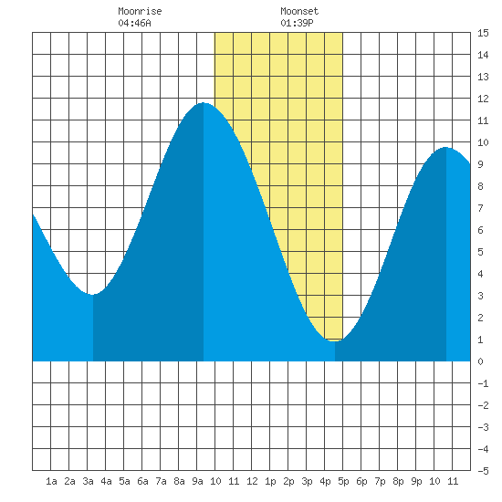 Puale Bay tide chart for Friday, January 8, 2021