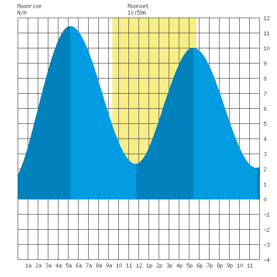 Puale Bay tide chart for Wednesday, January 31, 2024
