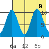 Puale Bay tide chart for Friday, August 9, 2024