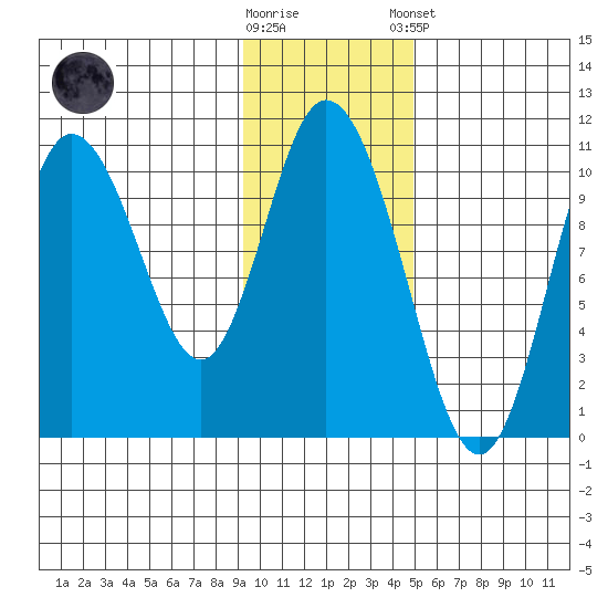Puale Bay tide chart for Wednesday, November 19, 2025