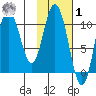 Puale Bay tide chart for Sunday, February 1, 2026