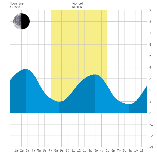 Queensboro Bridge tide chart for Tuesday, January 21, 2025
