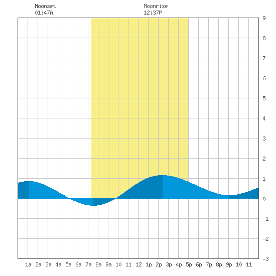 Queenstown tide chart for Tuesday, January 11, 2022