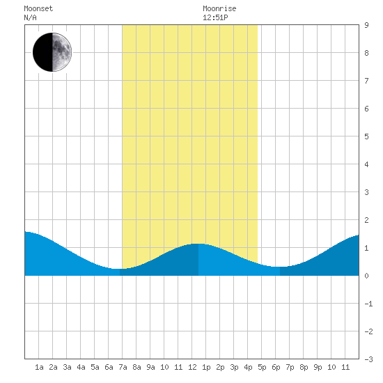 Queenstown tide chart for Friday, November 28, 2025