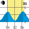 Raccoon Ditch tide chart for Saturday, July 31, 2021