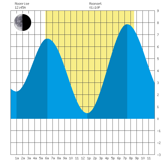Redwood Creek tide chart for Friday, June 28, 2024