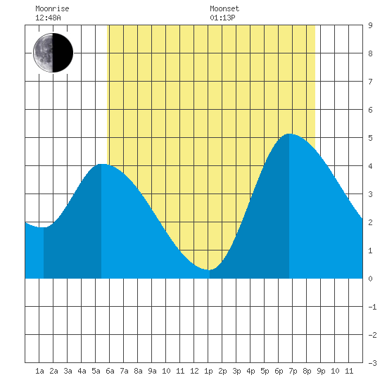 Reynolds tide chart for Friday, June 28, 2024