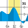 Reynolds tide chart for Tuesday, December 31, 2024