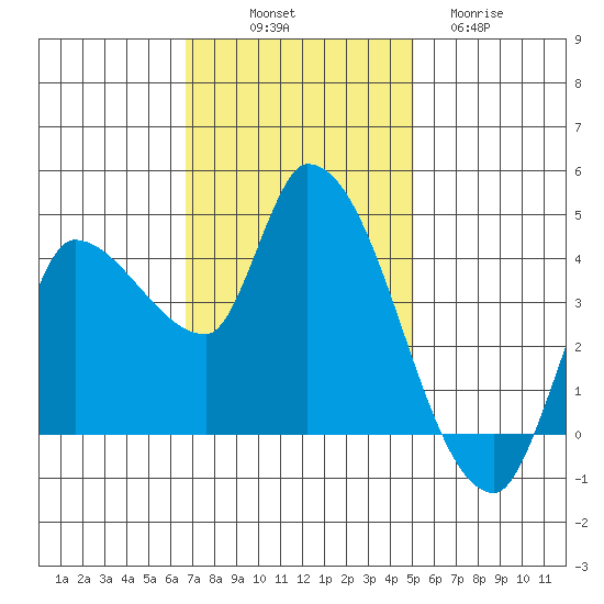 Reynolds tide chart for Friday, November 7, 2025