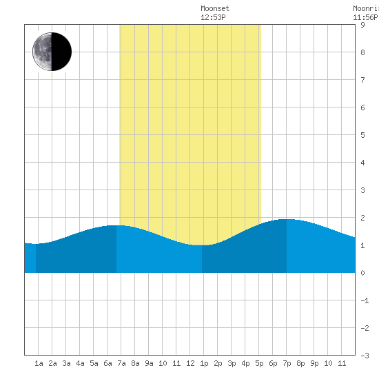 Rhems tide chart for Friday, November 22, 2024