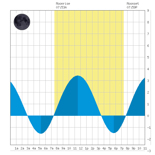 Richmond Plantation tide chart for Sunday, March 10, 2024