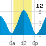 Richmond tide chart for Sunday, January 12, 2025
