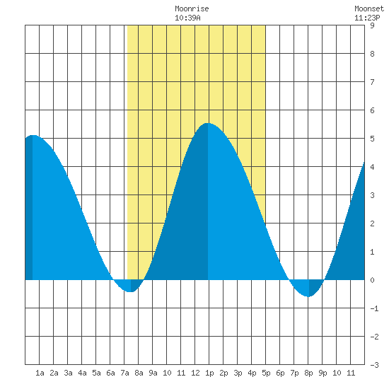 Riggins Ditch tide chart for Tuesday, January 16, 2024