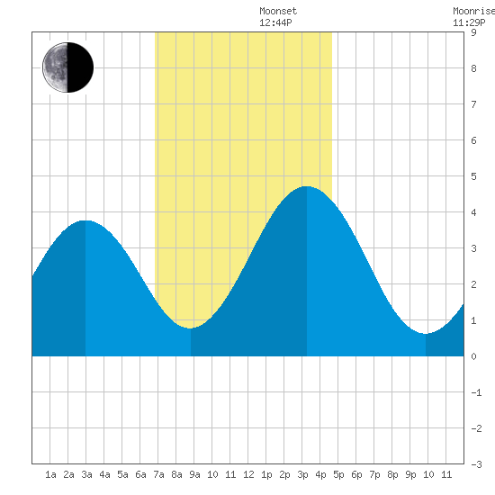 Riggins Ditch tide chart for Friday, November 22, 2024