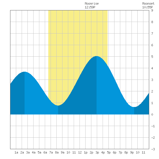 Riggins Ditch tide chart for Friday, November 8, 2024