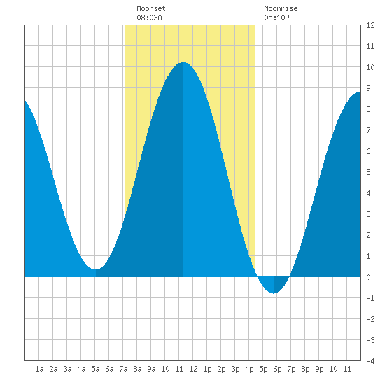 Robinhood tide chart for Tuesday, January 14, 2025