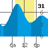 Roche Harbor tide chart for Wednesday, January 31, 2024