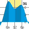 Roche Harbor tide chart for Friday, January 31, 2025