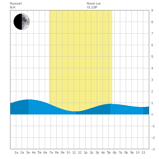 Doctors Arm tide chart for Monday, November 20, 2023