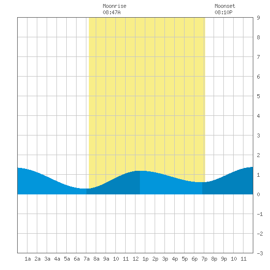 Doctors Arm tide chart for Friday, October 4, 2024