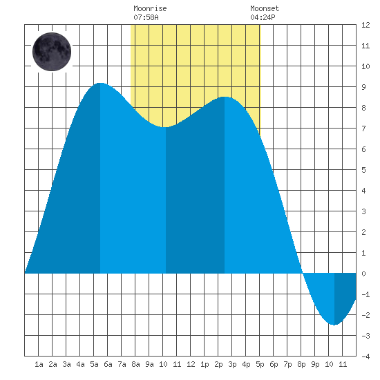 Rosario tide chart for Monday, January 31, 2022