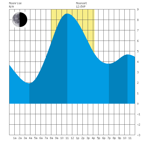 Rosario tide chart for Friday, December 16, 2022