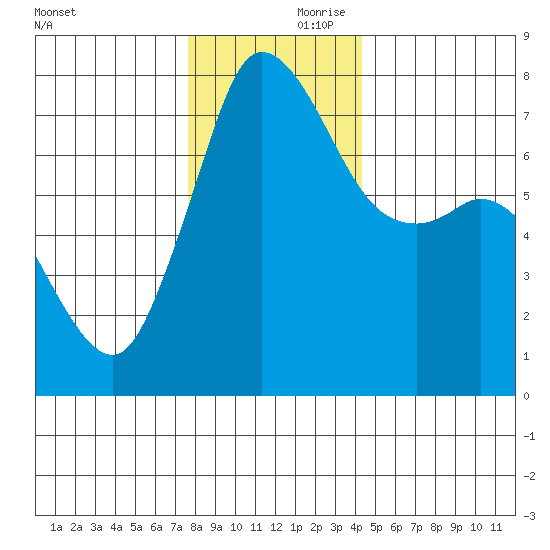 Rosario tide chart for Friday, November 28, 2025