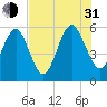 Roses Bluff tide chart for Saturday, July 31, 2021