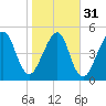 Roses Bluff tide chart for Wednesday, January 31, 2024