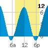 Roses Bluff tide chart for Tuesday, March 12, 2024