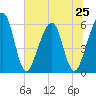 Roses Bluff tide chart for Tuesday, June 25, 2024