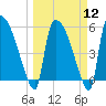 SCL RR bridge tide chart for Tuesday, March 12, 2024