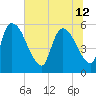 SCL RR bridge tide chart for Wednesday, June 12, 2024