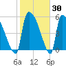 SCL RR bridge tide chart for Thursday, January 30, 2025