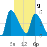 SCL RR bridge tide chart for Thursday, January 9, 2025