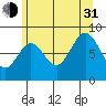 Sakie Bay tide chart for Saturday, July 31, 2021
