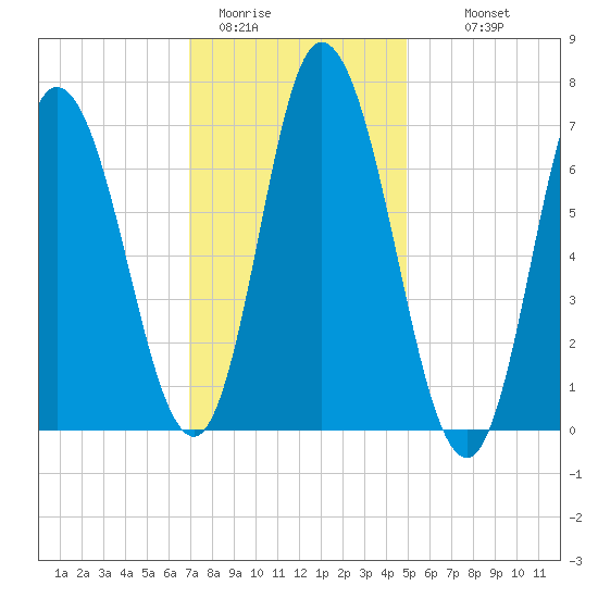 Salisbury Point tide chart for Friday, January 31, 2025