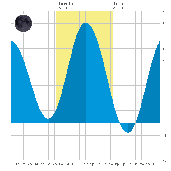 Salmon Falls River tide chart for Thursday, January 11, 2024