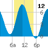 Salmon Falls River tide chart for Sunday, January 12, 2025
