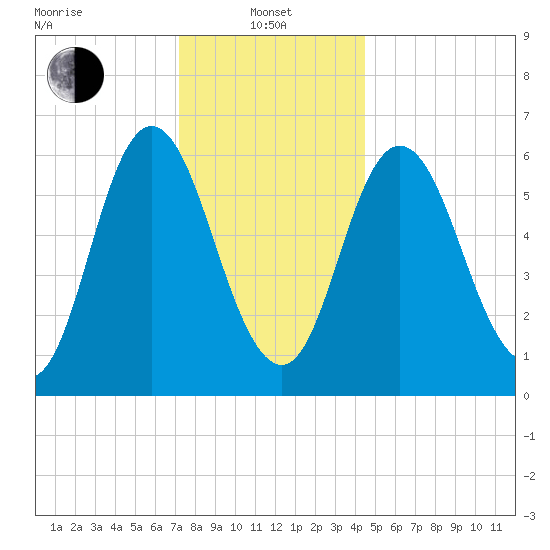 Salmon Falls River tide chart for Saturday, January 10, 2026