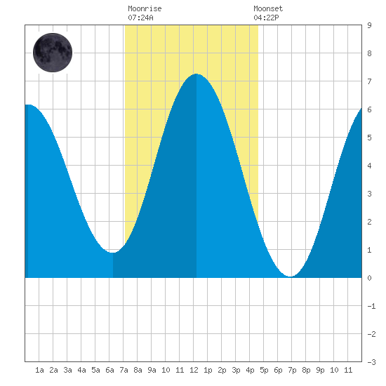 Salmon Falls River tide chart for Sunday, January 18, 2026