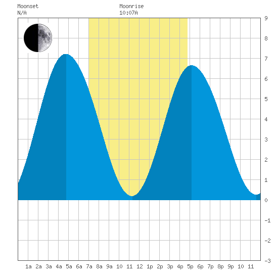 Salmon Falls River tide chart for Sunday, January 25, 2026
