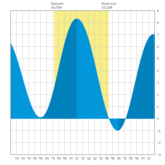 Salmon Falls River tide chart for Friday, January 2, 2026