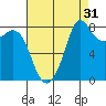 Sandy Point tide chart for Saturday, August 31, 2024