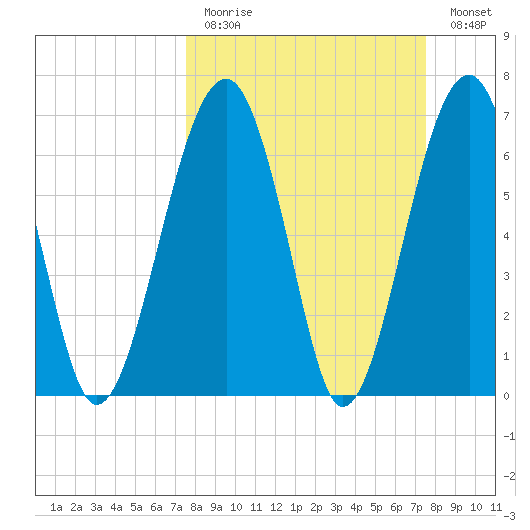 Savage Island tide chart for Sunday, March 14, 2021