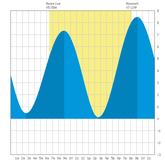 Savage Island tide chart for Monday, May 10, 2021