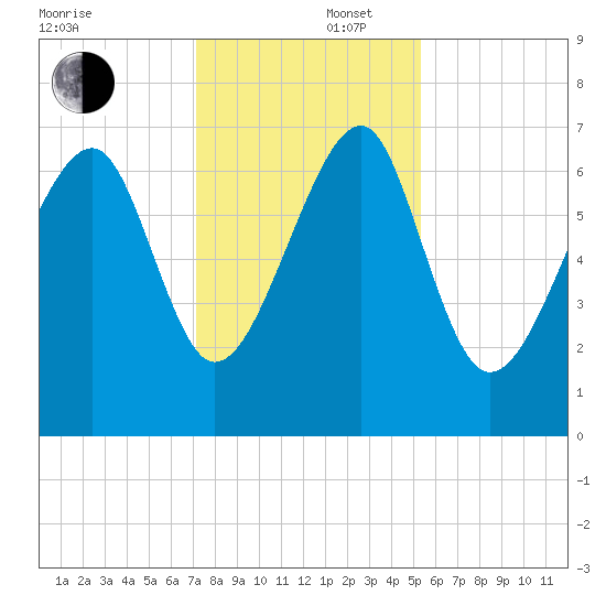 Savage Island tide chart for Tuesday, December 5, 2023
